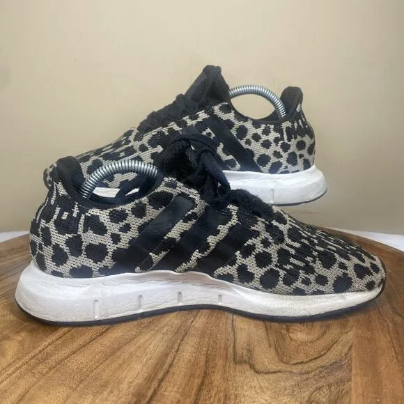 Adidas Swift Run Leopard Print Womens Animal Print Size 6.5 Shoes