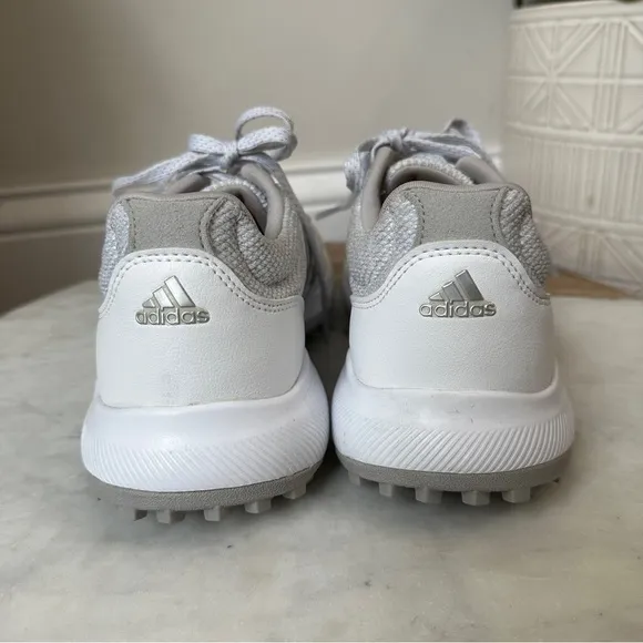 Adidas Tech Response 2.0 Women's Golf Shoes Size 7 White Silver Cleats