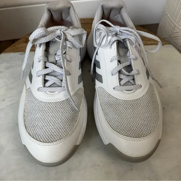 Adidas Tech Response 2.0 Women's Golf Shoes Size 7 White Silver Cleats