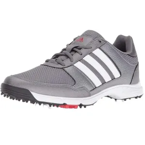Adidas Tech Response 4.0 Golf Shoes Iron White Black Mens 12 UK‎ 11.5 EU 46