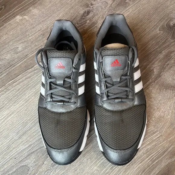 Adidas Tech Response 4.0 Golf Shoes Iron White Black Mens 12 UK‎ 11.5 EU 46