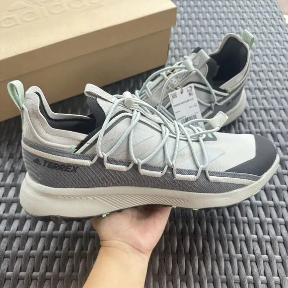 Adidas Terrex Voyager 21 Canvas Metal Grey Beam Green Men's Shoes GX8675 Size 13