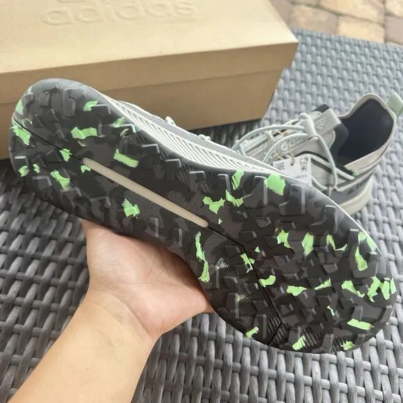 Adidas Terrex Voyager 21 Canvas Metal Grey Beam Green Men's Shoes GX8675 Size 13