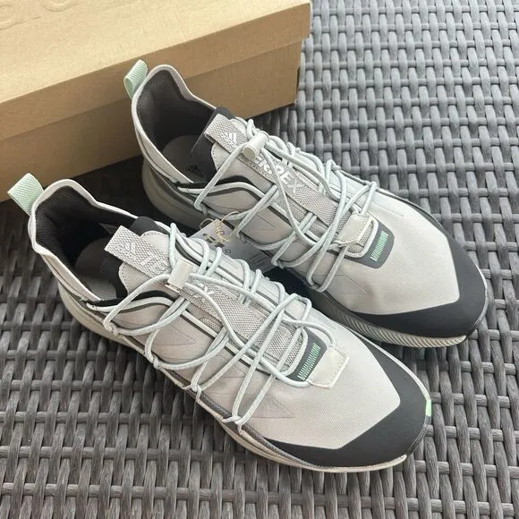 Adidas Terrex Voyager 21 Canvas Metal Grey Beam Green Men's Shoes GX8675 Size 13