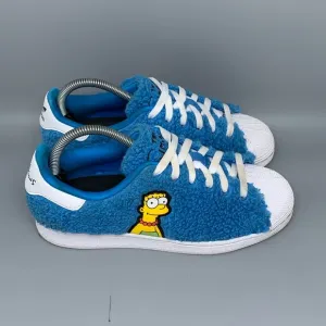 Adidas The Simpsons Marge Simpson Superstar Shoes GZ1774 Men's Sz6.5 Women's 7.5