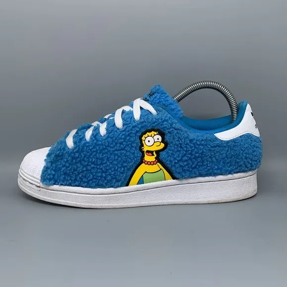 Adidas The Simpsons Marge Simpson Superstar Shoes GZ1774 Men's Sz6.5 Women's 7.5