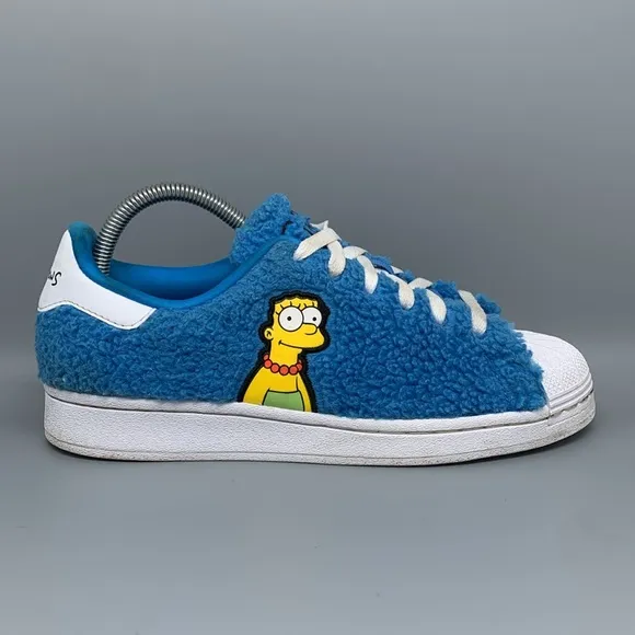 Adidas The Simpsons Marge Simpson Superstar Shoes GZ1774 Men's Sz6.5 Women's 7.5