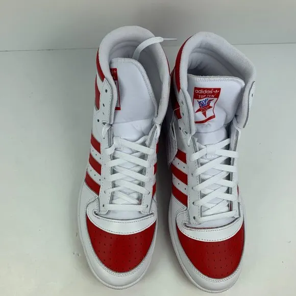 Adidas Top Ten RB High Men's Sneakers Shoes White Red FV4925 All Sizes Limited