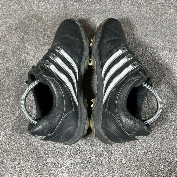 Adidas Tour 360 X Golf Shoes Spiked Black White Low Top Mens Size 9