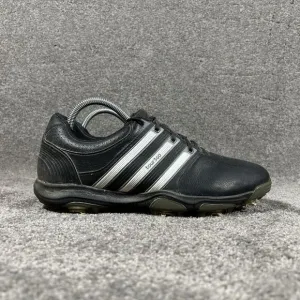 Adidas Tour 360 X Golf Shoes Spiked Black White Low Top Mens Size 9