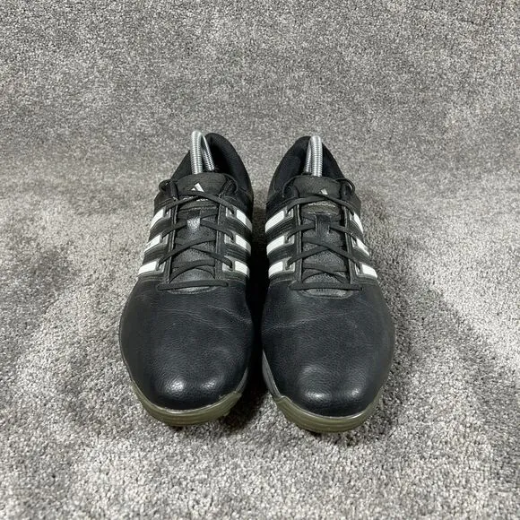 Adidas Tour 360 X Golf Shoes Spiked Black White Low Top Mens Size 9