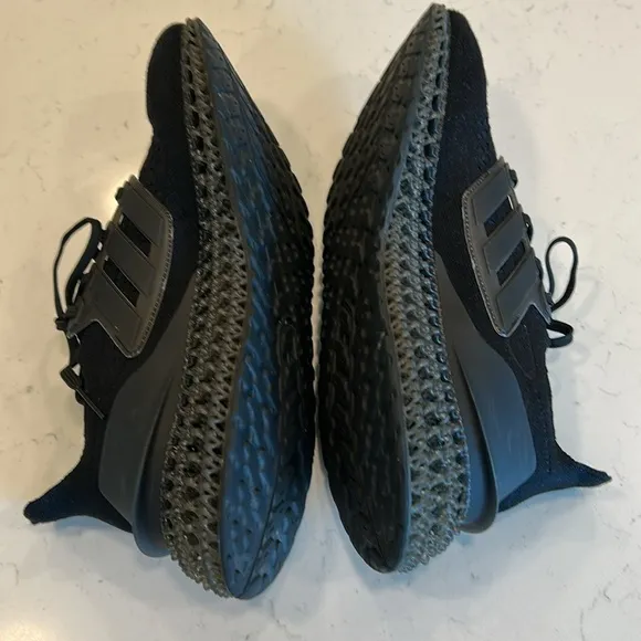 adidas Ultra 4DDD Running Shoes Men's, Black, Size 10.5, preowned