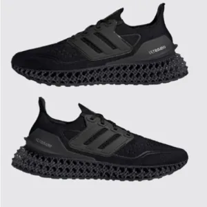 adidas Ultra 4DDD Running Shoes Men's, Black, Size 10.5, preowned