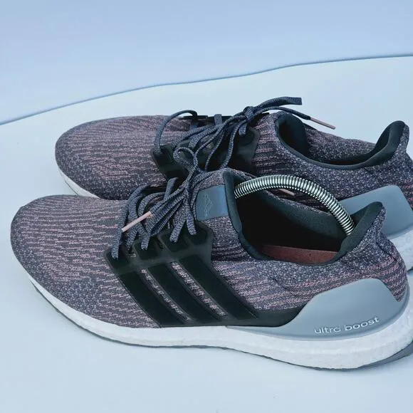 Adidas Ultra Boost ‎ Gray/ Pink 2017 Size 14