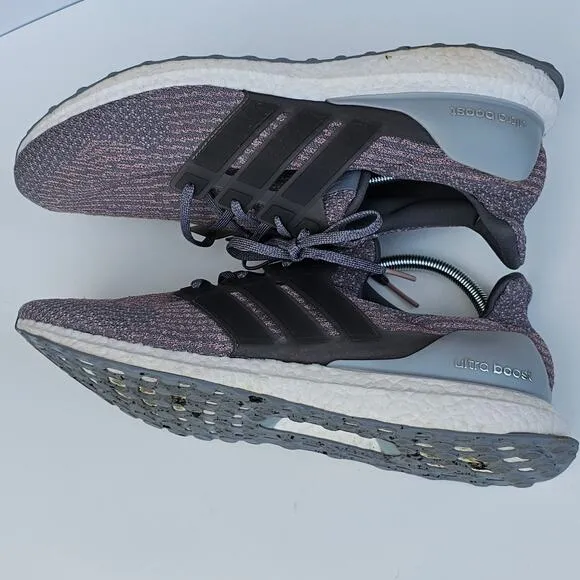 Adidas Ultra Boost ‎ Gray/ Pink 2017 Size 14