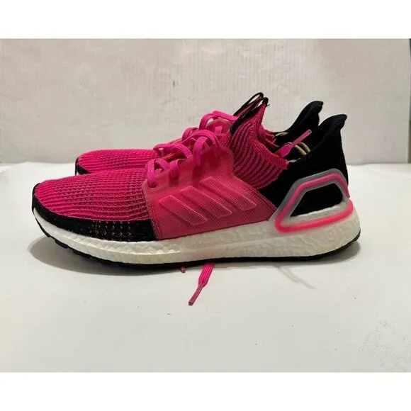 Adidas UltraBoost 19 Women's Running Shoes Shock Pink Size 10.5