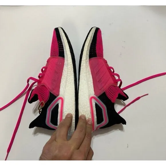 Adidas UltraBoost 19 Women's Running Shoes Shock Pink Size 10.5