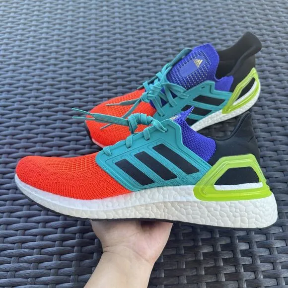 Adidas UltraBoost 20 What The Solar Red Men's Athletic Shoes FV8331 Size 9