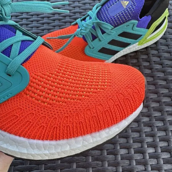 Adidas UltraBoost 20 What The Solar Red Men's Athletic Shoes FV8331 Size 9