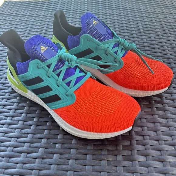 Adidas UltraBoost 20 What The Solar Red Men's Athletic Shoes FV8331 Size 9