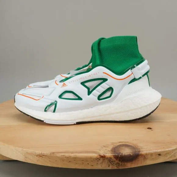 Adidas UltraBoost 22 x Stella McCartney High Womens Size 8.5 Shoes Green White