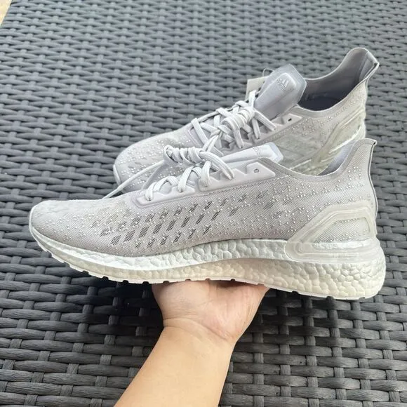 Adidas UltraBoost PB Silver Women's Athletic Shoes FW8733 Size 10