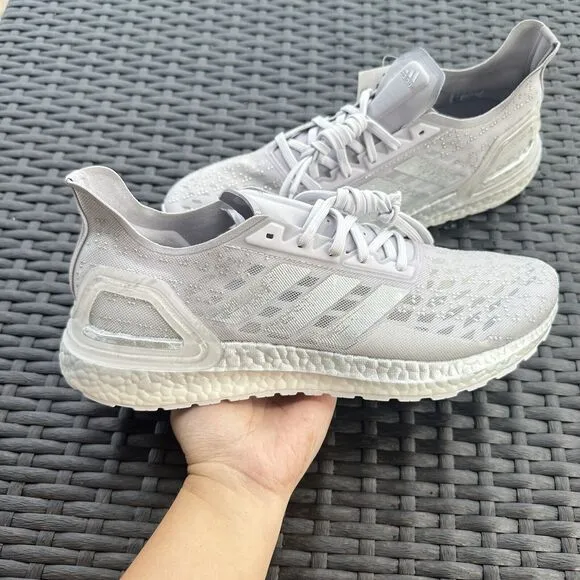 Adidas UltraBoost PB Silver Women's Athletic Shoes FW8733 Size 10