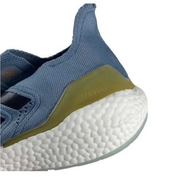 Adidas Ultraboost Running Shoes Mens Size 10 Gray Blue Low Top Athletic Shoes