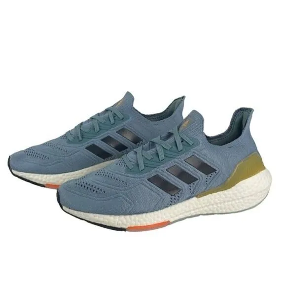 Adidas Ultraboost Running Shoes Mens Size 10 Gray Blue Low Top Athletic Shoes