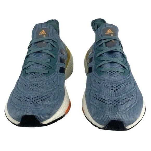 Adidas Ultraboost Running Shoes Mens Size 10 Gray Blue Low Top Athletic Shoes