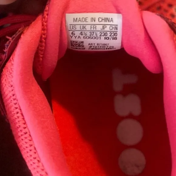 Adidas Ultraboost ST sneakers in shock red neon pink