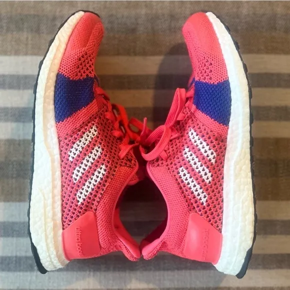 Adidas Ultraboost ST sneakers in shock red neon pink