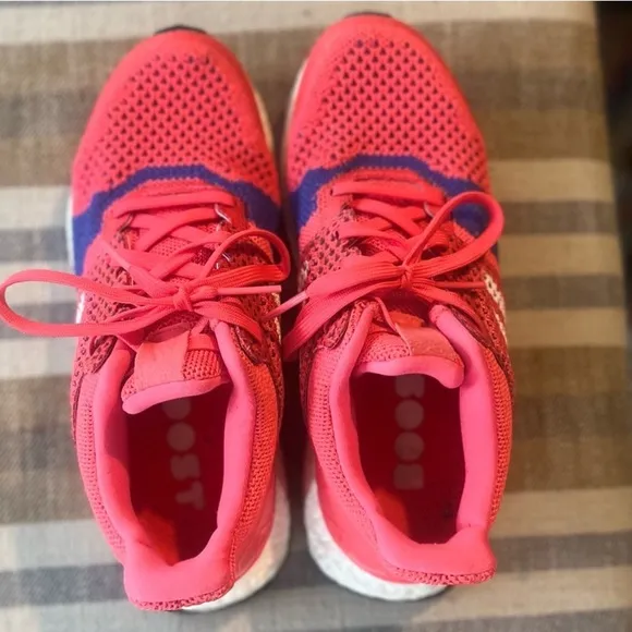 Adidas Ultraboost ST sneakers in shock red neon pink