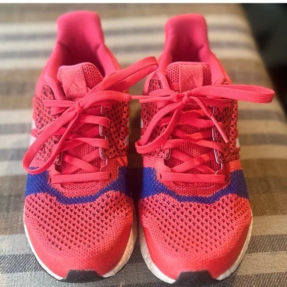 Adidas Ultraboost ST sneakers in shock red neon pink
