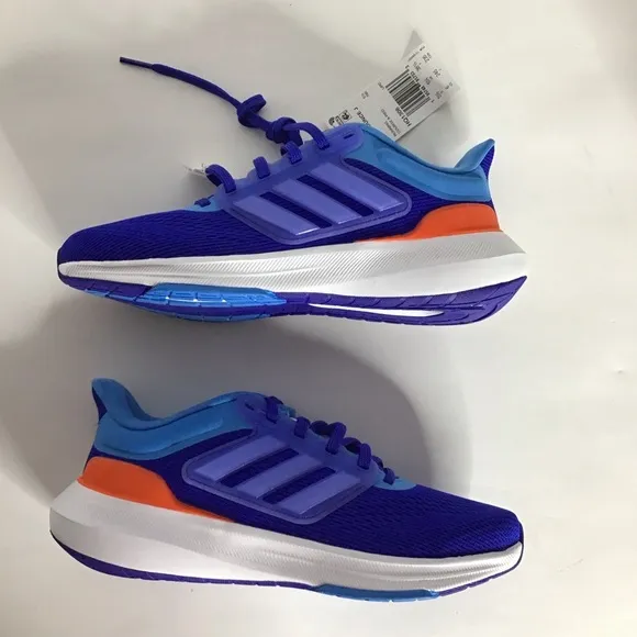 Adidas Unisex Big Kids' Pulse Blue Ultrabounce J Lace Up Running Shoes Size 6