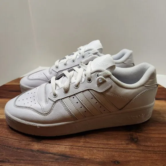 Adidas white Rivalry Low Shoes womens 8.5