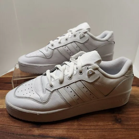 Adidas white Rivalry Low Shoes womens 8.5