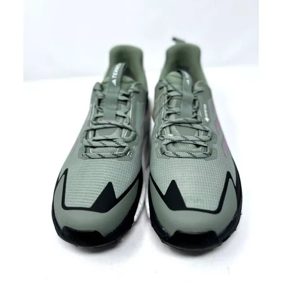 adidas Women's 9 Terrex Free Hiker 2 Low GTX Gore-Tex Shoes green IE5100 NEW