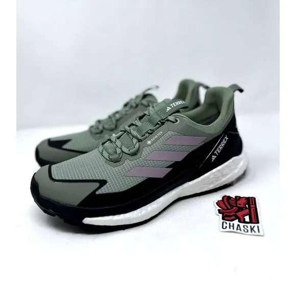 adidas Women's 9 Terrex Free Hiker 2 Low GTX Gore-Tex Shoes green IE5100 NEW