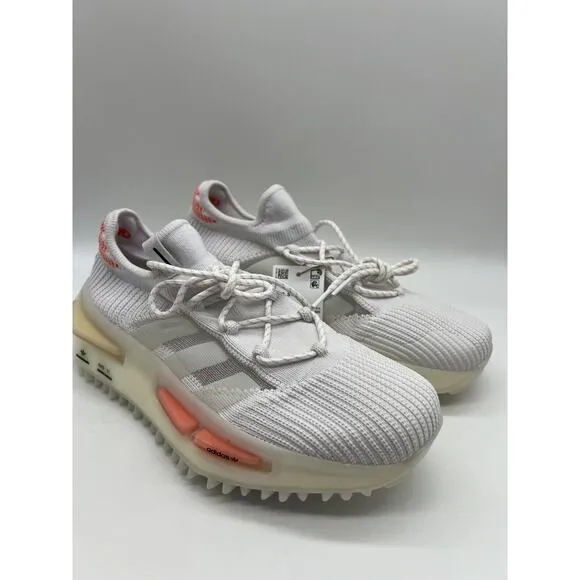 Adidas Women's NMD S1 Low Shoes Coral White HQ4465 Size 8 NWT.🛒