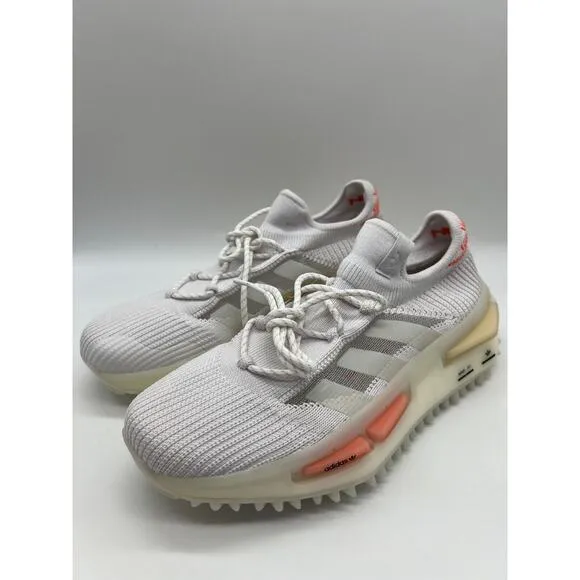 Adidas Women's NMD S1 Low Shoes Coral White HQ4465 Size 8 NWT.🛒