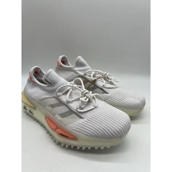 Adidas Women's NMD S1 Low Shoes Coral White HQ4465 Size 9 NWT🛒