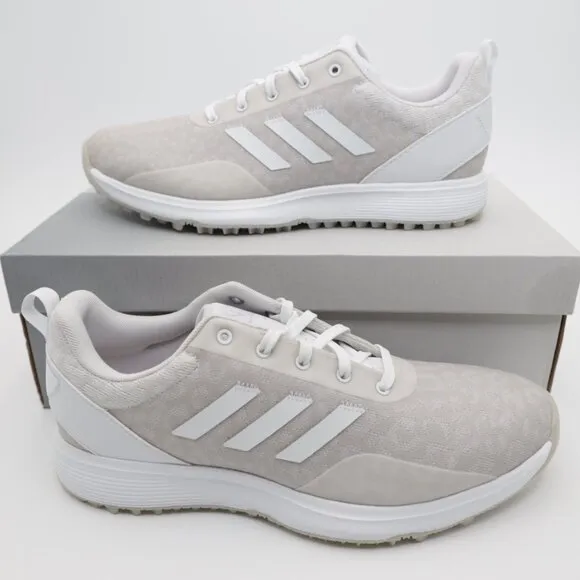 Adidas Women's S2G Spikeless Low Top Golf Shoes White/Grey Size 10