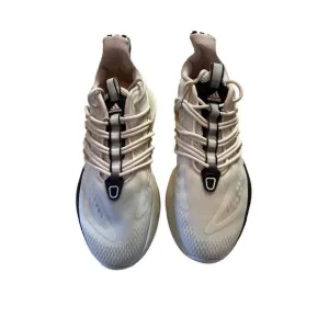 Adidas Women's White Black AlphaBoost V1 Athletic Running Shoes Size 9 (NWOT)