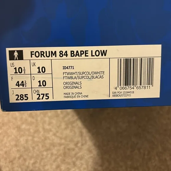 Adidas x Bape Forum 84 Bape Low