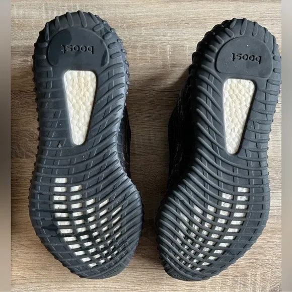 Adidas Yeezy Boost 350 Mens 11.5 Dark Salt Black Gray Streaks