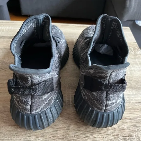 Adidas Yeezy Boost 350 Mens 11.5 Dark Salt Black Gray Streaks