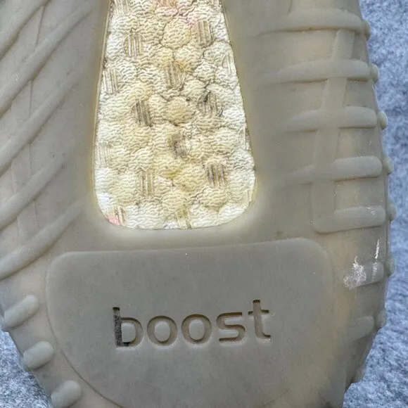 Adidas Yeezy Boost 350 V2 Shoes Mens size 13 Grey Orange‎ zebra stripe Athetic