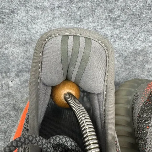 Adidas Yeezy Boost 350 V2 Shoes Mens size 13 Grey Orange‎ zebra stripe Athetic