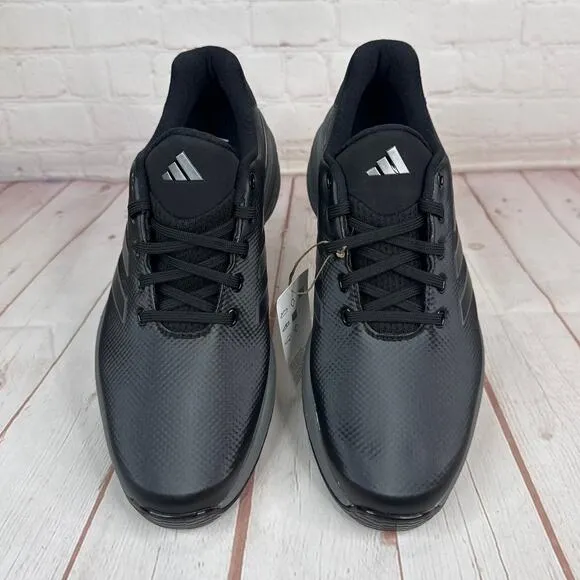 Adidas ZG23 Black Silver Metallic Grey Spike Golf Shoes Mens Size 9 (GW1178)